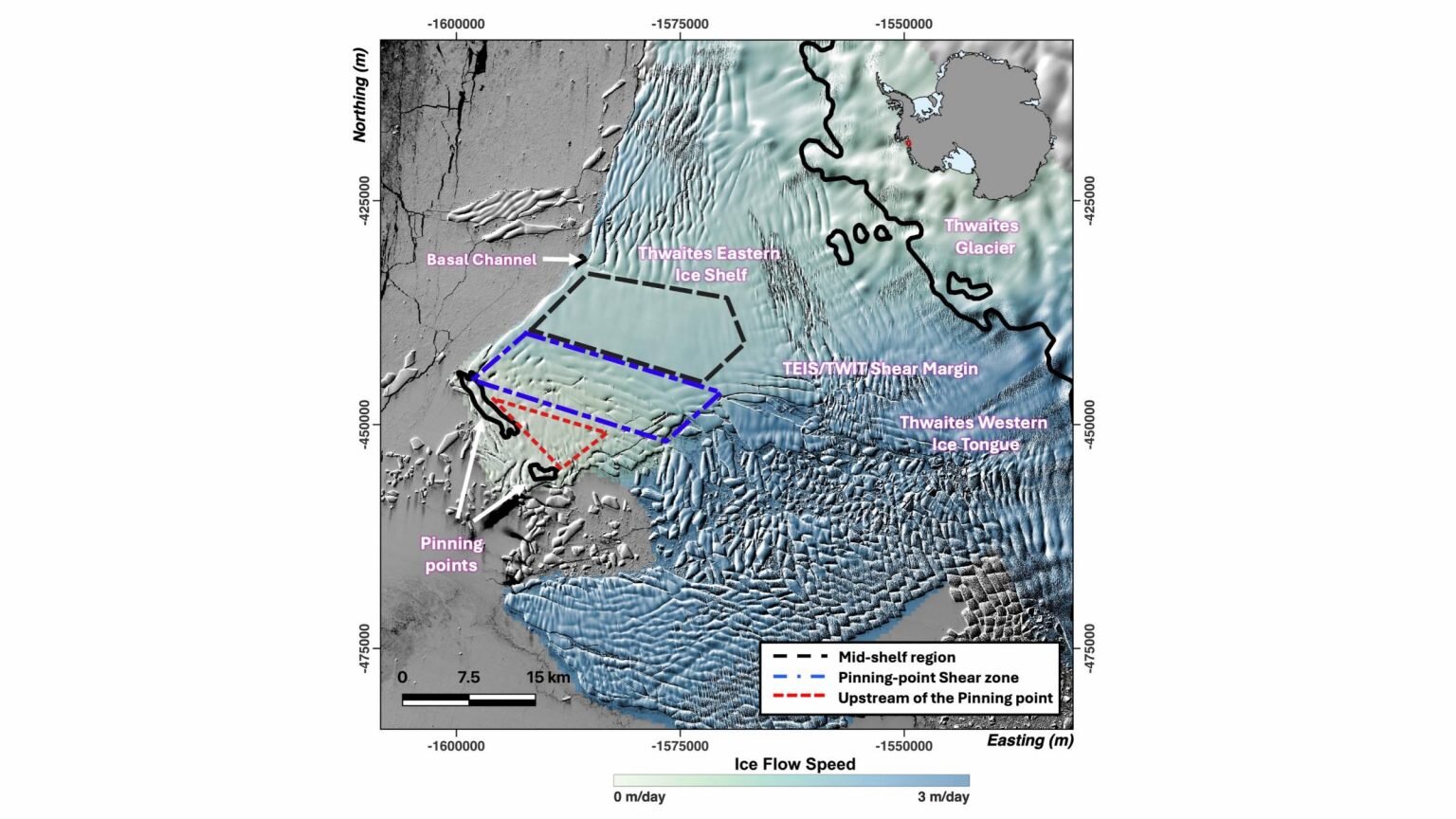 Cracks in Antarctic 'Doomsday Glacier' ice shelf trigger accelerated destabilization