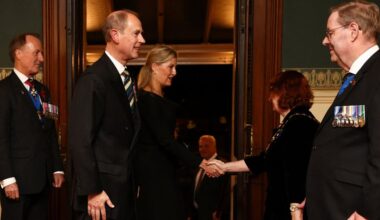 Duchess of Edinburgh and Prince Edward step out on Lady Louise Windsor’s birthday to support King Charles
