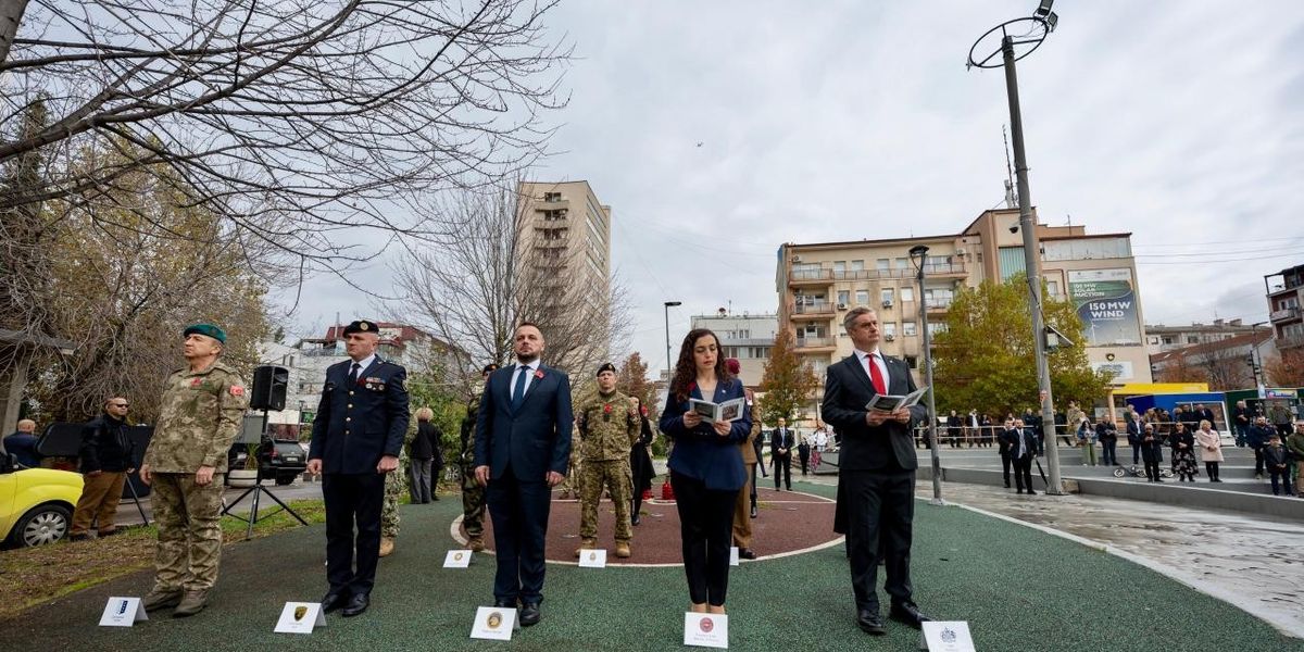 Osmani honored British soldiers on United Kingdom's Remembrance Day