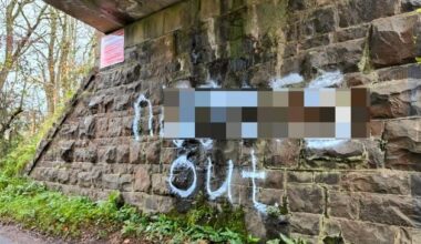 Ballymena: MLA hits out after racist graffiti scrawled on walls in Co Antrim