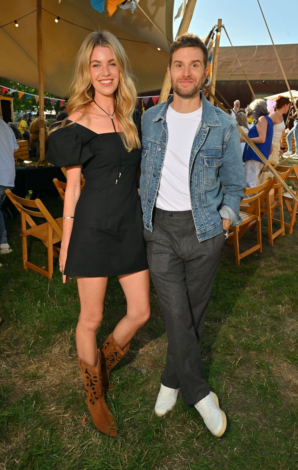 Joel Dommett and Hannah Cooper