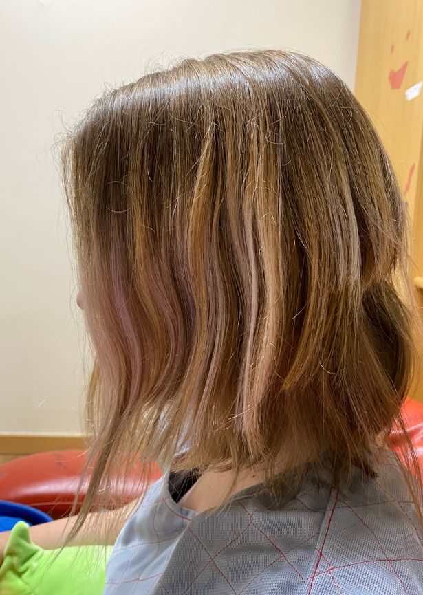 Sadie McKenzie's mum took pictures when she saw her hair after it was forcibly cut