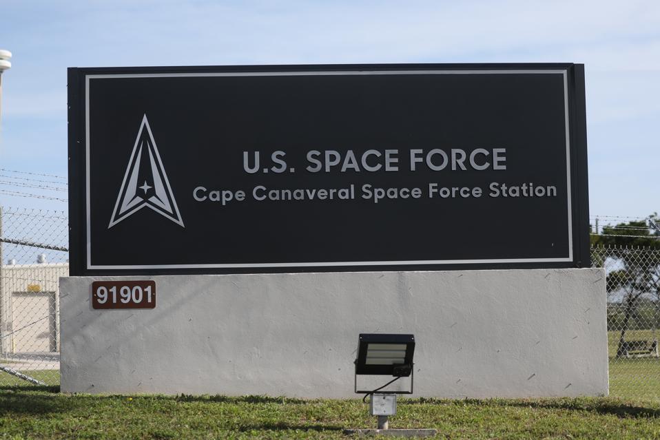 SpaceX and U.S. Space Force compound in Florida