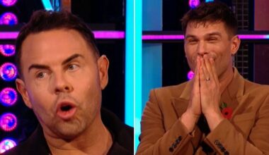 Aljaz Skorjanec speechless as BBC Strictly's La Voix delivers awkward jibe about Tim Davie resignation