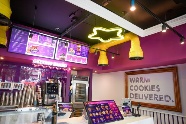 Inside Insomnia Cookies in Angel Row, Nottingham