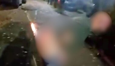 Man suffers burns after trying to launch a firework from his bottom in Birmingham.