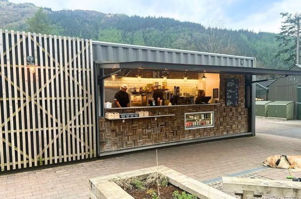 Glen Nevis Camping Park's outdoor kitchen
