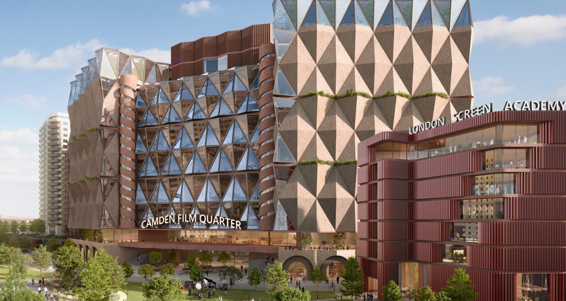 New Images Revealed of London’s New £1 Billion Neighbourhood For Movie-Making in Camden