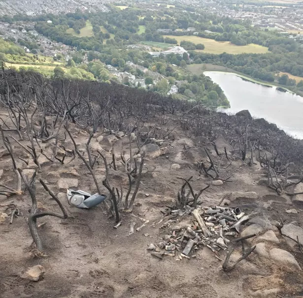The pile of bones found near Arthur's Seat