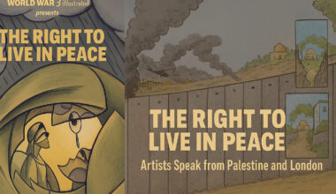 Artists speak from Palestine and London, at the Cartoon Museum