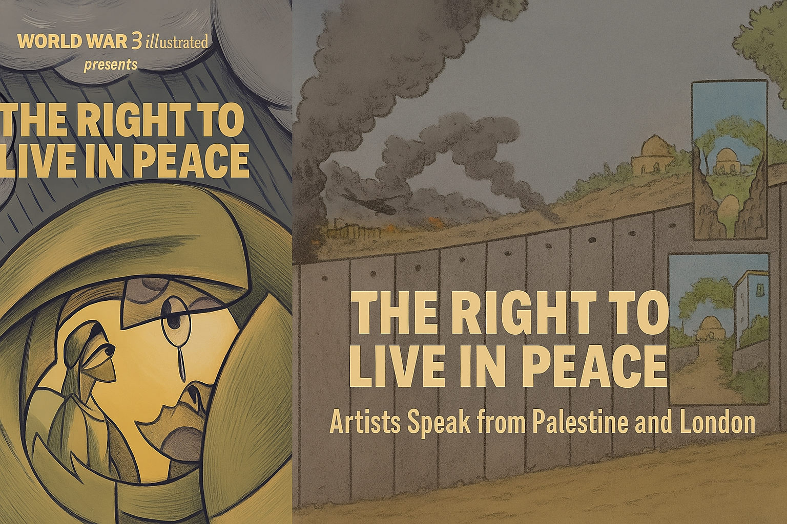 Artists speak from Palestine and London, at the Cartoon Museum