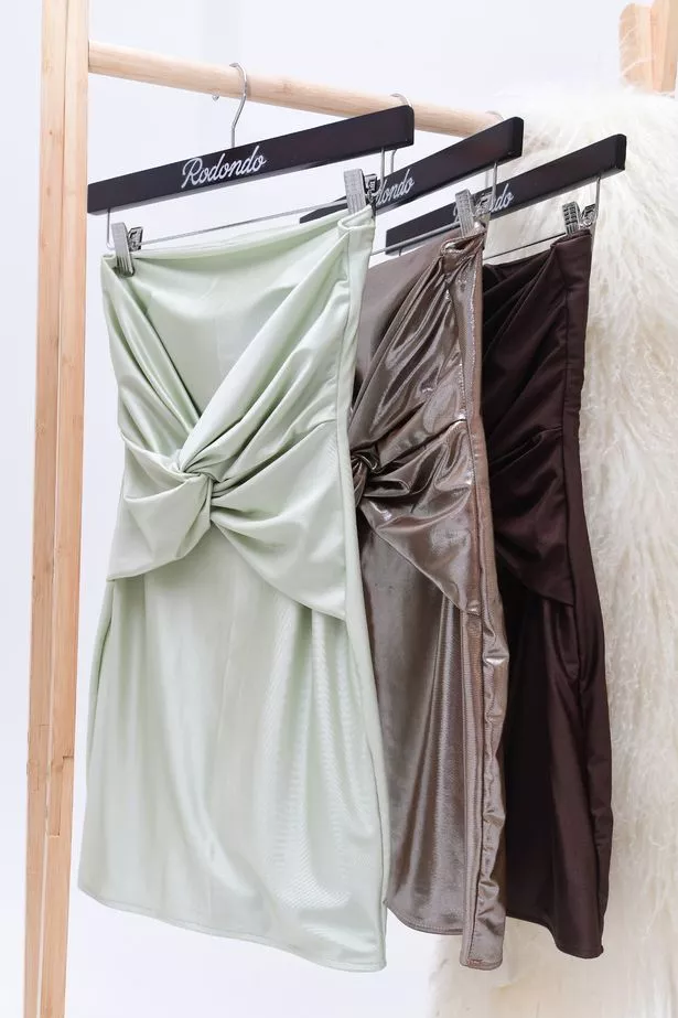 All the dresses are handmade in Kirkby with sustainable materials