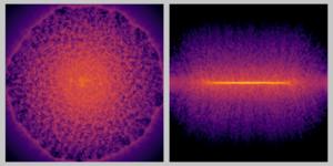 The simulated Milky Way: 100 billion stars using 7 million CPU cores