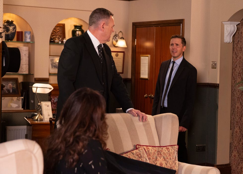 George Shuttleworth, Christina, Todd Grimshaw, Coronation Street george shuttleworth, christina, todd grimshaw, coronation street