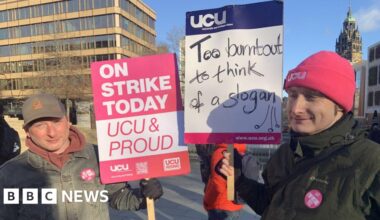 Staff at University of Sheffield begin strike action