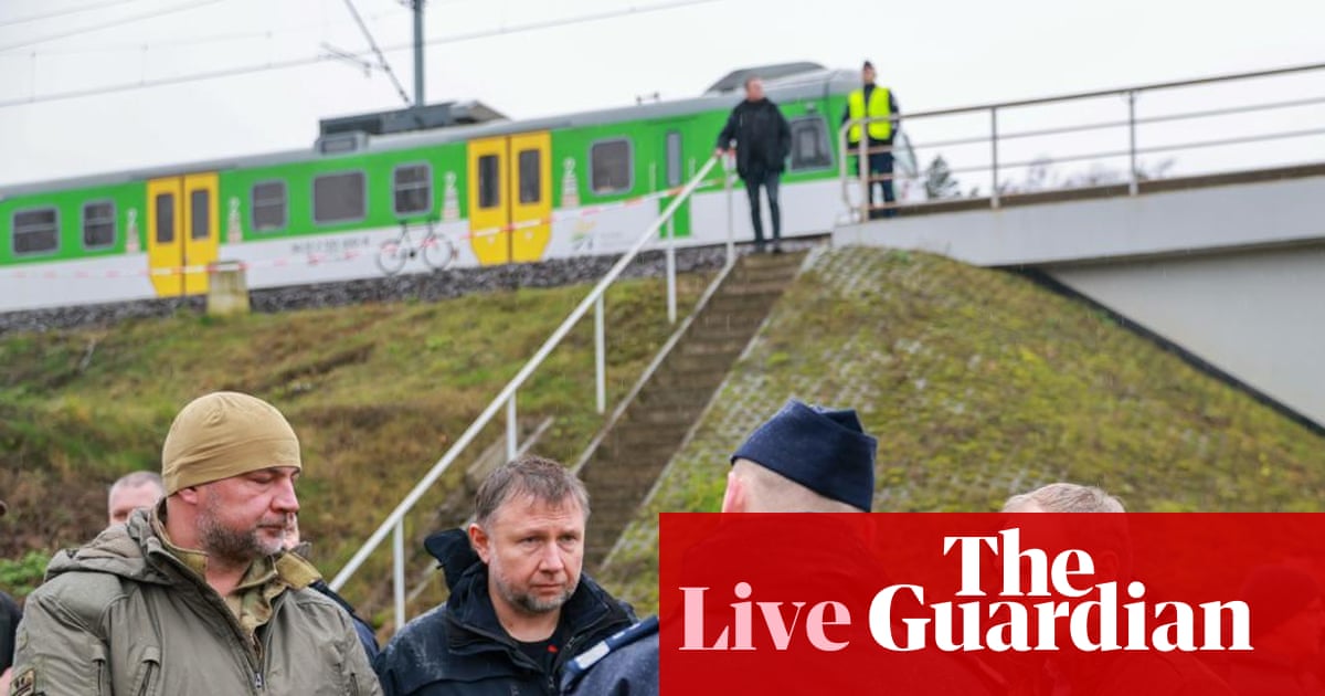 Poland says ‘everything indicates’ Russia was behind rail sabotage incidents – Europe live | Poland