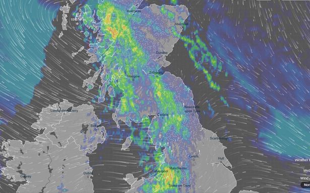 A photo of weather maps 
