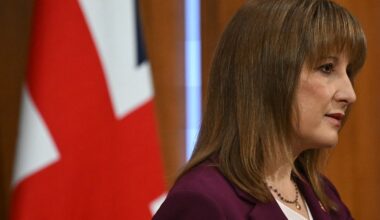 Breaking news scene with reporters and cameras at a press conference, capturing a significant business announcement event