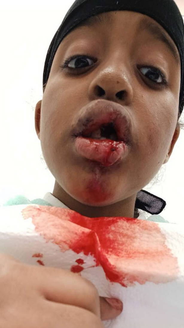 Aaishah, now 14, was walking home her younger sister, then aged 8, from school