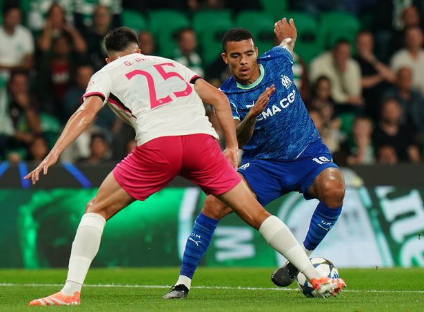 Mason Greenwood during the UEFA Champions League 2025/26 League Phase MD3 match between Sporting CP and Olympique de Marseille. 