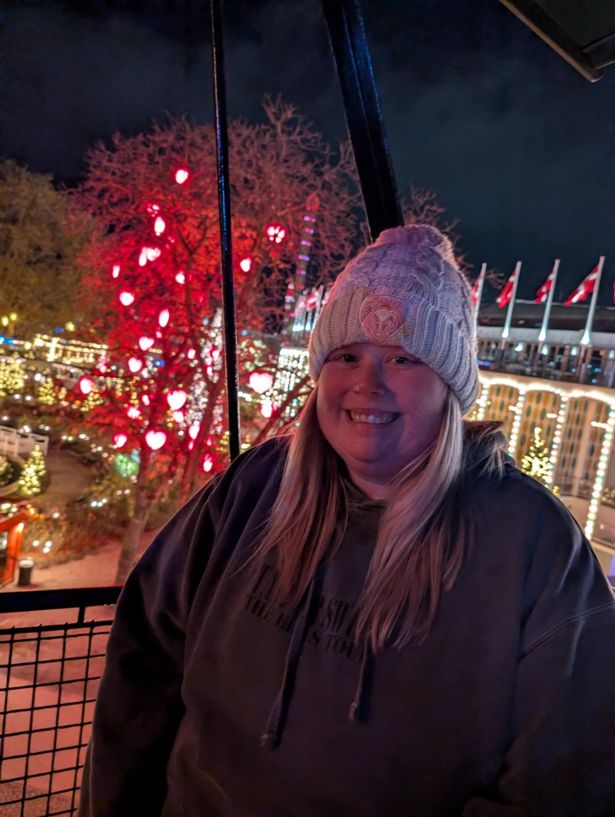 Sasha at the Christmas market in Copenhagen