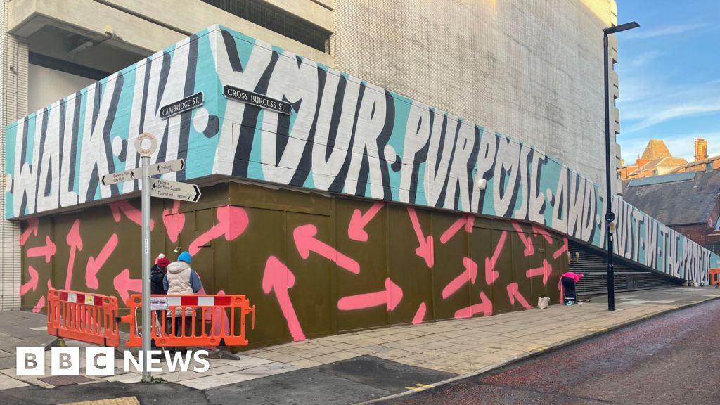 Artist hopes new Sheffield mural will get people talking
