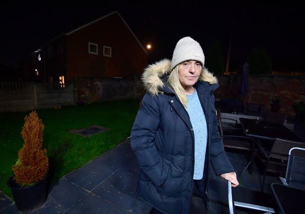 Homeless June Edwards aged 61, is sleeping in a friend's back garden in Huyton