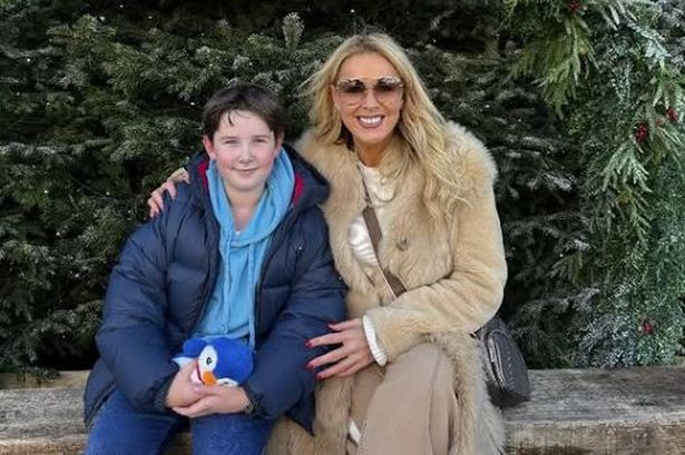 Claire Sweeney and son Jaxon