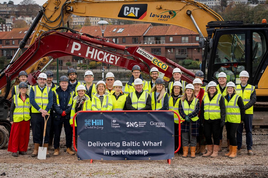 Work starts on Bristol's Baltic Wharf