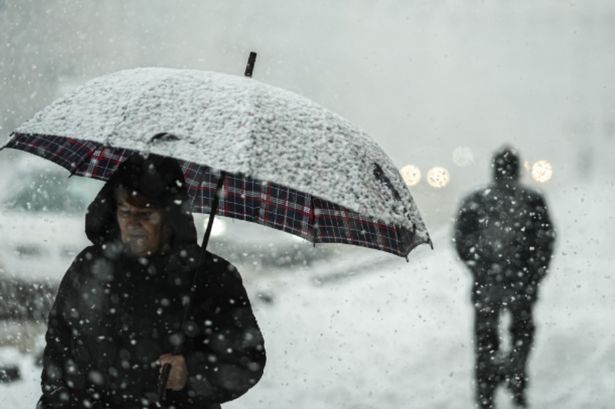 UK snow expanded to 'nine counties in England' with 8cm being dumped