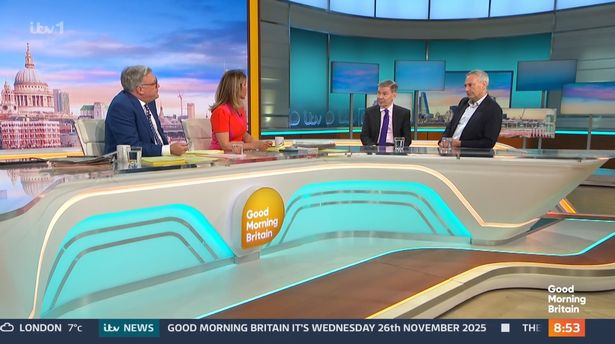 The news interrupted a chat about the budget