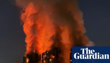 Four dead after fire engulfs residential high-rise buildings in Hong Kong | Hong Kong