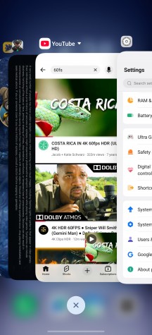 Recent apps - Iqoo 15 review