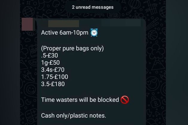 Youth football coach dropped from NI kids league after mistakenly sending drugs menu in team group chat