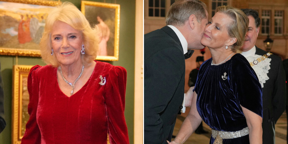 Duchess of Edinburgh and Queen Camilla join forces for dinner at London Guildhall