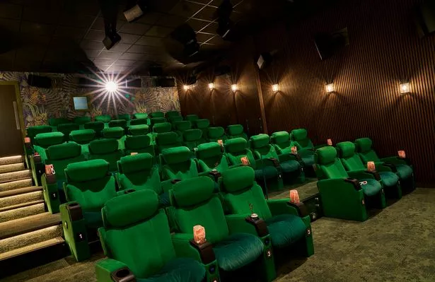 Flix boutique screening room is inside the new Treehouse Hotel