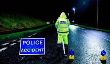 Derrylin Road, Enniskillen: Two men die following crash involving bus and car in Co Fermanagh