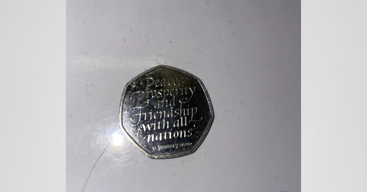 Rare Brexit coin being sold on eBay for huge profit at £3,066.70