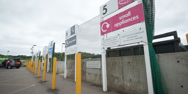 Changes to how household waste recycling centres operate are approved