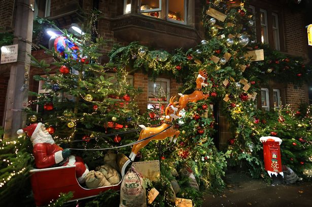 A Greater Manchester pub and restaurant has gone all out again with its festive decorations