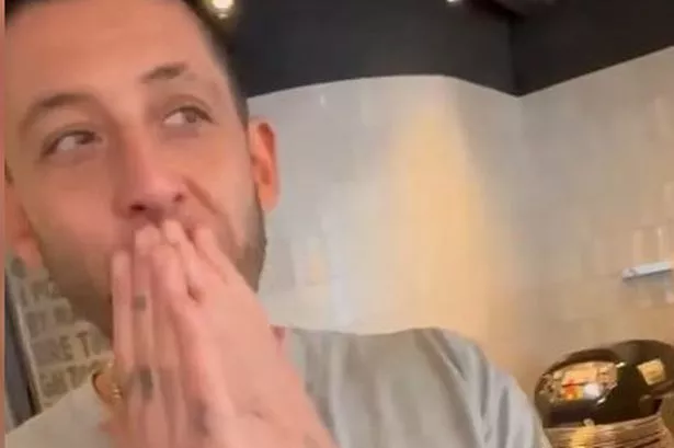 A major pop star visited Forbici, in the city centre, whilst in Manchester on tour