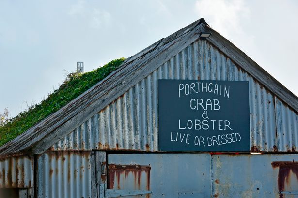 Porthgain is a working fishing harbour