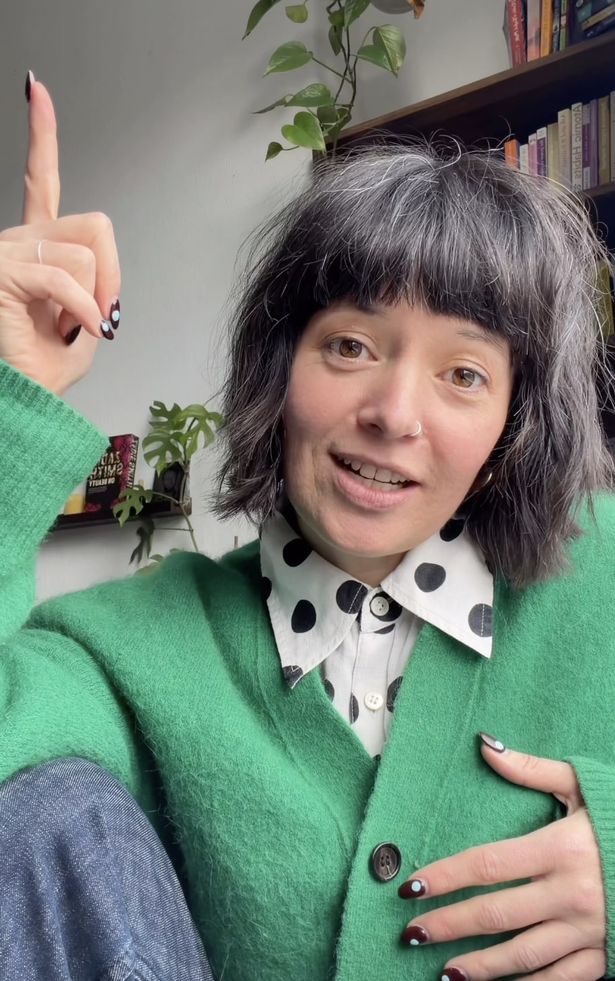 Video grab: Ashley discussing the four British words she says she ‘can’t bring herself to say’.