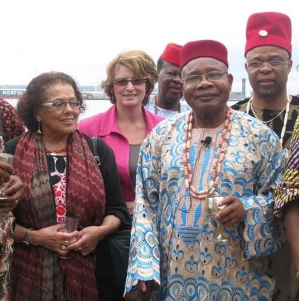 Angus Chukuemeka (middle right) has been a part of the centre since it opened in 2005