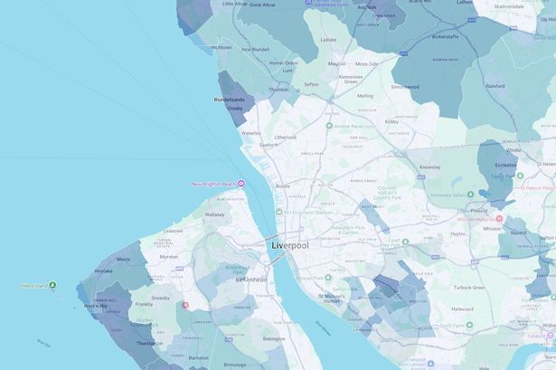 Areas with the highest percentage of properties in Council Tax Band G