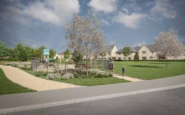 CGI of Bloor Homes 309-home housing development next to Hollingworth Lake in Littleborough