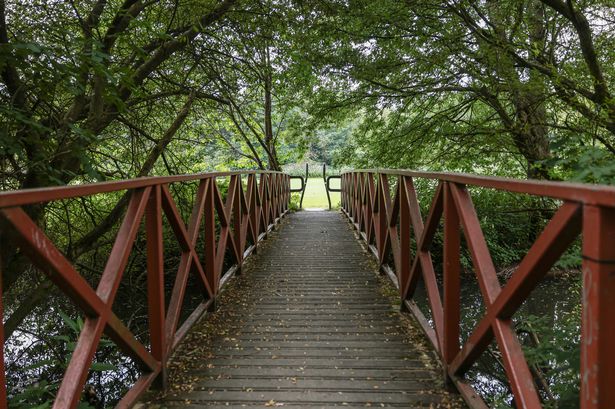 Drinkwater Park, Prestwich which features in one of the routes
