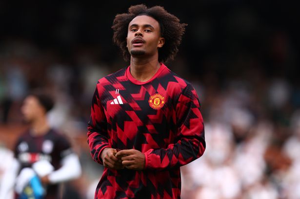 Manchester United centre-forward Joshua Zirkzee