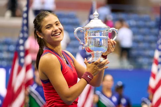 Emma Raducanu holds the US Open title