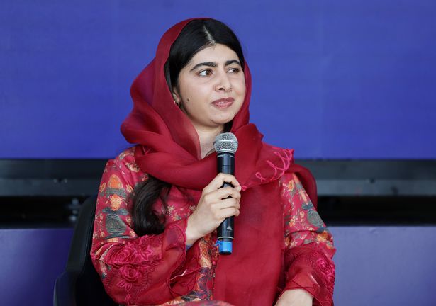 LONDON, ENGLAND - MAY 01: Nobel Peace Prize Laureate, Malala Yousafzai speaks during the ICC Women's T20 World Cup 2026 Launch Event at Lord's Cricket Ground on May 01, 2025 in London, England. (Photo by Alex Davidson - ECB/ECB via Getty Images)